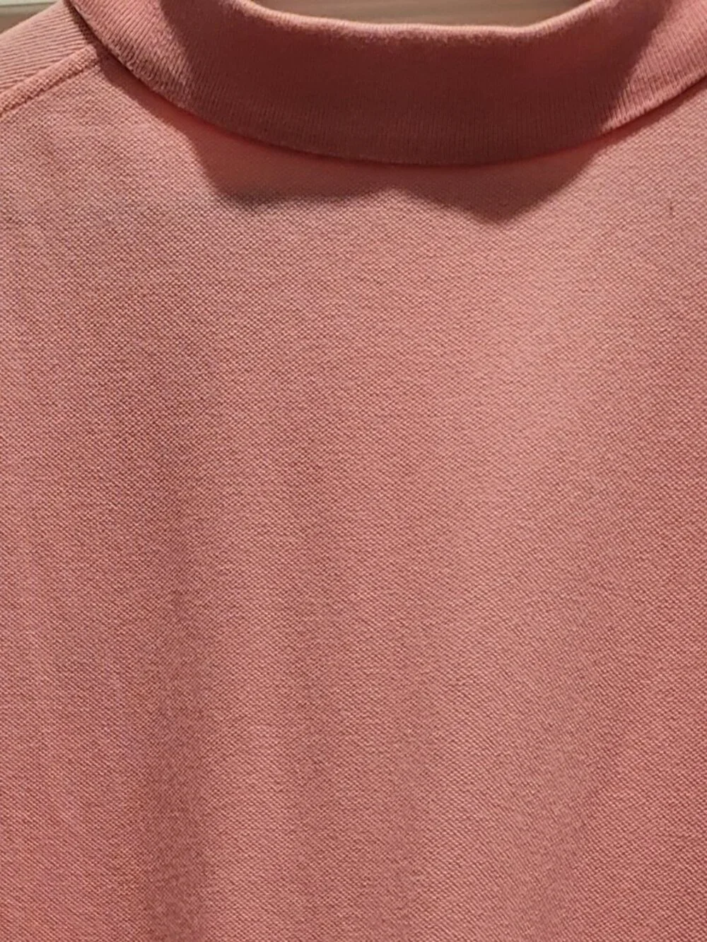 Polo Ralph Lauren Classic Fit Polo Shirt Pink Blue Pony Logo Men's XL EUC